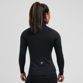 Rogelli Essential II dames fietsshirt lange mouwen - zwart