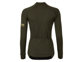 AGU Solid dames fietsshirt lange mouwen - forest green