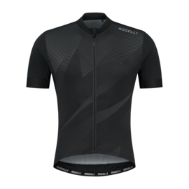 Rogelli Dusk fietsshirt korte mouwen - zwart