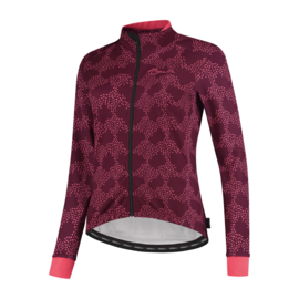 Rogelli Blossom dames winter fietsjack - cerise/coral