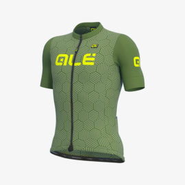 Alé Solid Cross fietsshirt korte mouwen - groen