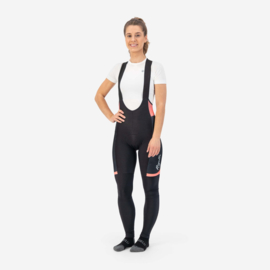 Rogelli Select II dames bibtight - zwart/coral