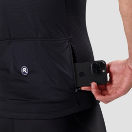Rogelli Essential II heren fietsshirt korte mouwen - zwart