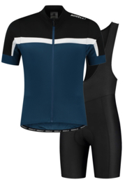 Rogelli Course kinder fietskledingset - blauw/zwart