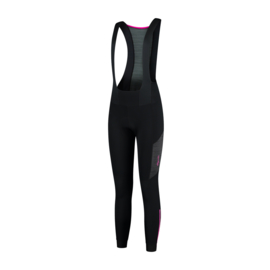 Rogelli Glory lange dames fietsbroek - zwart/grijs/roze