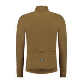 Rogelli Mono heren fietsshirt lange mouwen - bruin