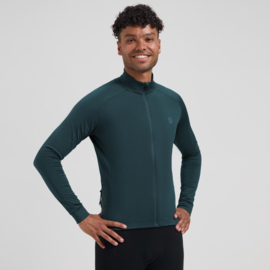 Rogelli Essential II heren fietsshirt lange mouwen - blauw