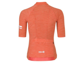 AGU Performance Merino dames fietsshirt korte mouwen - sunset orange