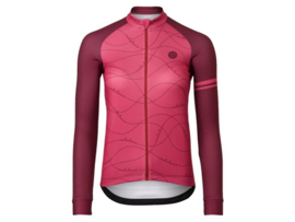 AGU Velo Wave dames fietsshirt lange mouwen - rusty pink