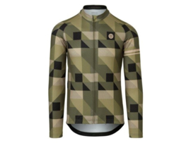 AGU Essential Triangle Stripe fietsshirt lange mouwen - strategy