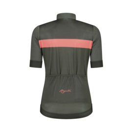 Rogelli Prime dames fietskledingset - groen/coral/zwart