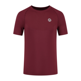 Rogelli Essential hardloopshirt heren korte mouw - bordeaux