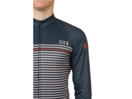 AGU Classic III Six6 fietsshirt lange mouwen - charcoal