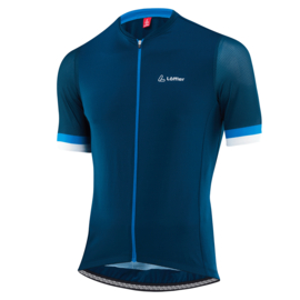 Löffler FZ Pure heren fietsshirt korte mouwen - blauw