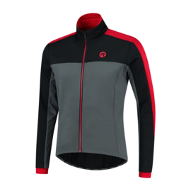 Rogelli Tyro/Freeze winter fietskledingset - zwart/grijs/rood