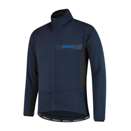 Rogelli Barrier heren winter fietsjack - blauw