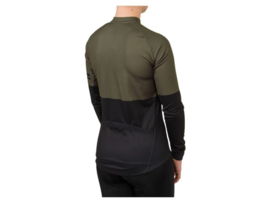 AGU Essential Duo dames fietsshirt lange mouwen - army green