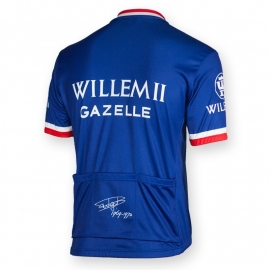 Rogelli Willem II retro fietsshirt korte mouwen