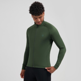 Rogelli Essential II heren fietsshirt lange mouwen - groen