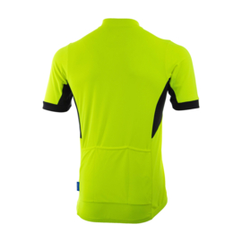 Rogelli Core kinder fietsshirt korte mouwen - fluor/zwart
