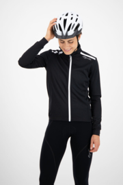 Rogelli Pesara dames winter fietsjack - zwart/wit