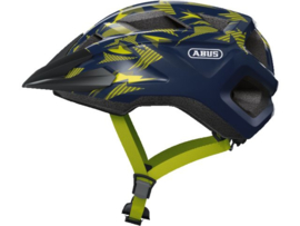 ABUS Mountz kinder fietshelm - blauw/geel