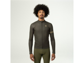 AGU Essential Pixel fietsshirt lange mouwen - forest green