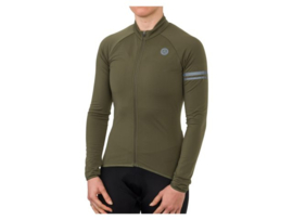AGU Essential Thermo dames fietsshirt lange mouwen - army green
