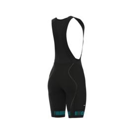 Alé PRR Strada dames bibshort - zwart/turquoise