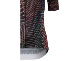 AGU Performance Nocturnal Lines dames fietsshirt korte mouwen - zwart