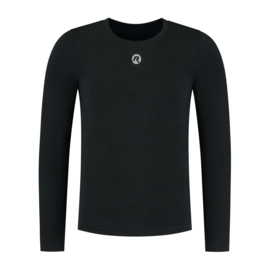 Rogelli Merino ondershirt lange mouwen - zwart