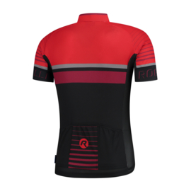 Rogelli Hero fietsshirt korte mouwen - grijs/zwart/rood