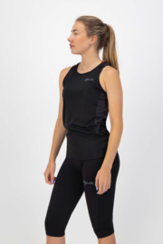 Rogelli Core hardloop singlet dames korte mouw - zwart