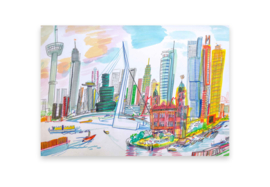 Rotterdam - Hotel New York en Erasmusbrug
