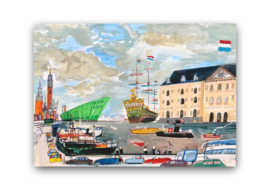 Amsterdam - Scheepvaartmuseum en het VOC schip