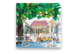 Den Haag - Paleis Noordeinde en de Postzegelboom