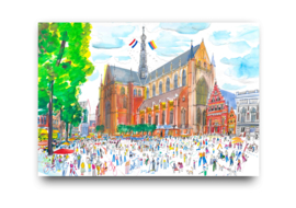 Haarlem - Basiliek St. Bavo in maart