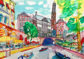 Utrecht, Oude gracht 2015