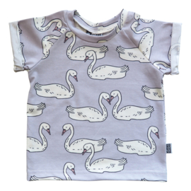 Kleine Baasjes Organic - Raglan Shirt Swans