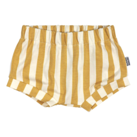 Kleine Baasjes Organic - Baby Shorts Vertical Gold&Cream