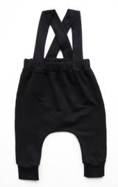 Kleine Baasjes Organic - Suspender Harempants Black