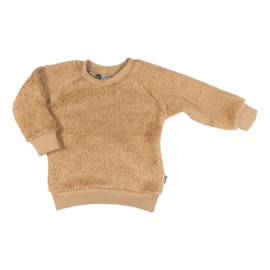 Kleine Baasjes Organic - Teddy Sweater Tan/ Licht Bruin