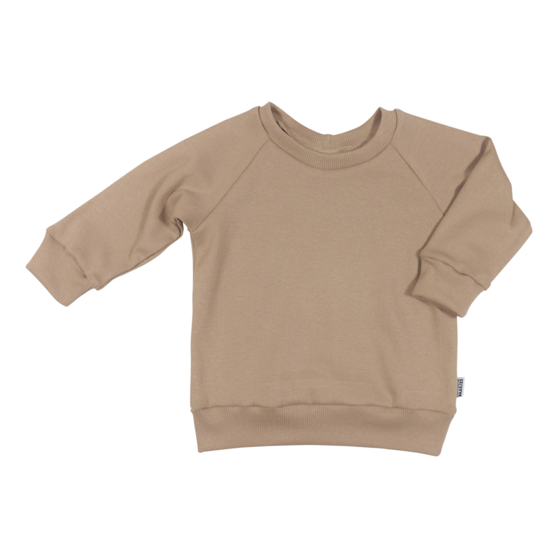 Kleine Baasjes Organic - Raglan Sweater Almond Rib