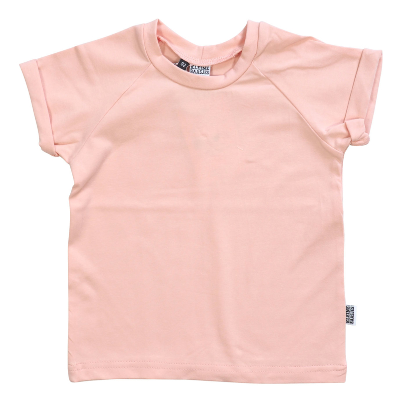 Kleine Baasjes Organic - Raglan Shirt Dusty Pink