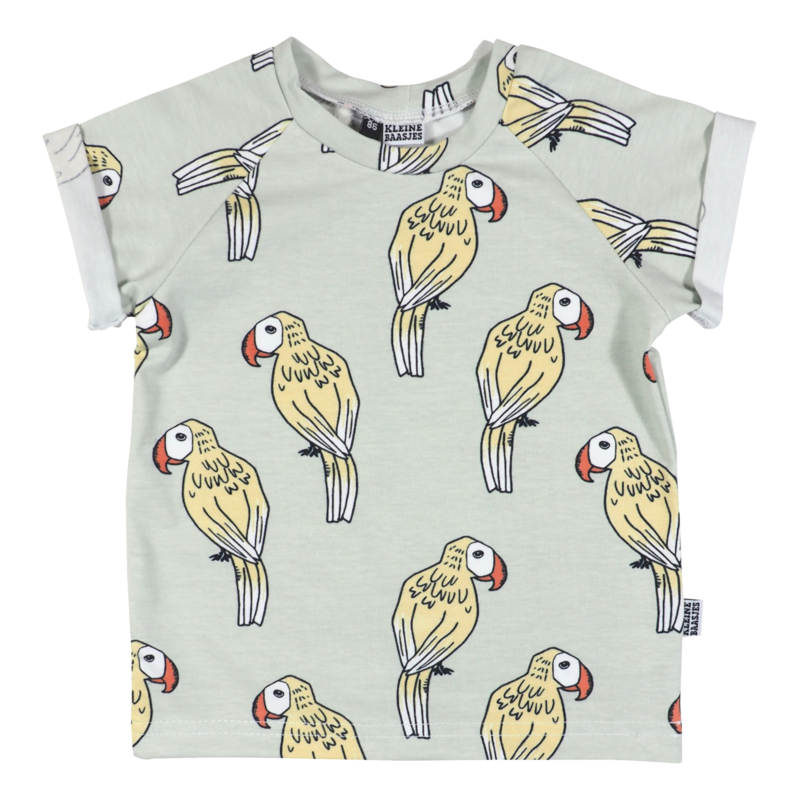 Kleine Baasjes Organic - Raglan Shirt Parrot