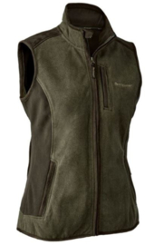 Deerhunter Lady Pam Bonded Fleece Waistcoat dames fleece bodywarmer