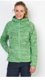 Jack Wolfskin Aquila Hooded Jacket W Spring Green dames vest maat S