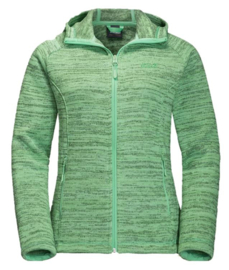 Jack Wolfskin Aquila Hooded Jacket W Spring Green dames vest maat S