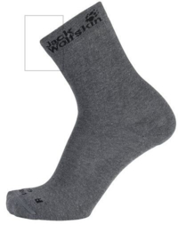 Jack Wolfskin Casual Socks classic cut 2 stuks dark grey