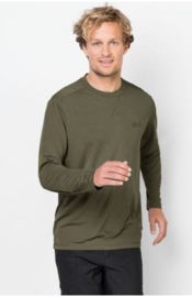 Jack Wolfskin Crosstail LS Heren Shirt